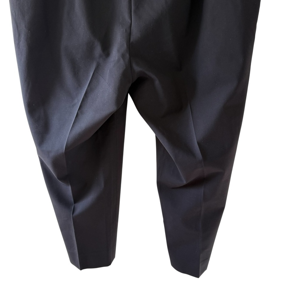 Lafayette 148 Black High Waist Cropped Ponte Dress Pants Women Size 18W Stretch - Picture 10 of 14